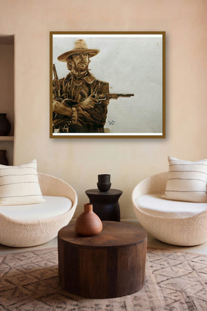 True Grit (Solitude) by artist Gaurav Dinesh displayed in a Contemporary gallery