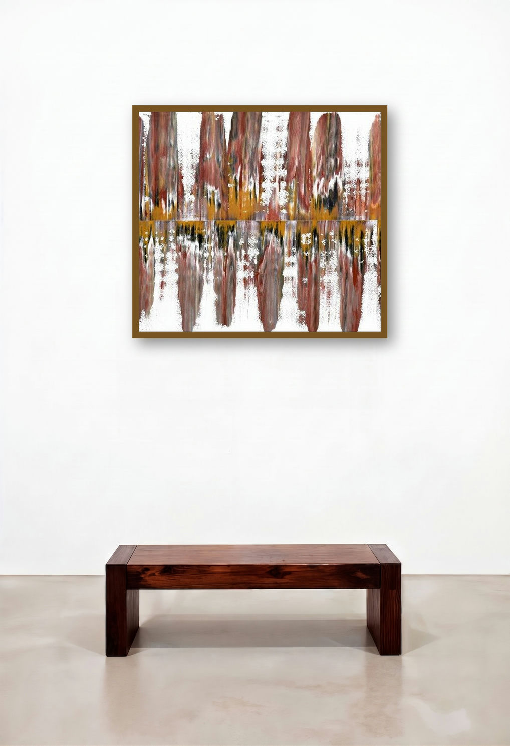 Ubium (Abstract in Red and White)