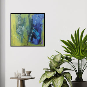 In-situ view of Sudhir Talmale's 'Untititled 54' painting in a room