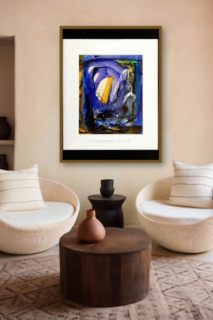 Untitle 28 (Inner World) by artist Anndbedrala Bangalore displayed in a Boutique gallery