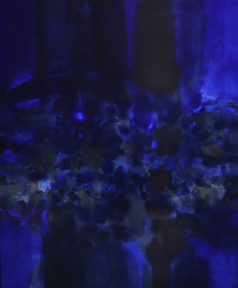 Untitled 1' abstract acrylic painting by artist Sameer Bhitale, 36x30 inch, on linen