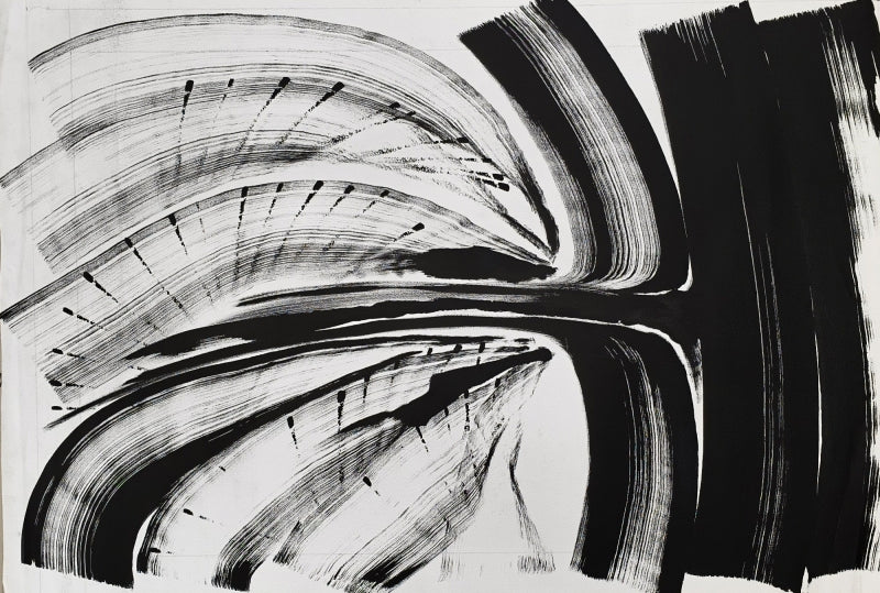 Untitled 1' abstract acrylic painting by artist Anand Kamdar, 24x36 inch, on canvas