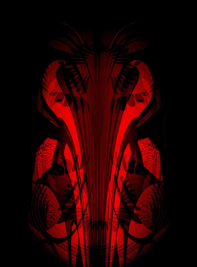 Abstract Digital Painting digital art titled 'Untitled 1', 19x14 inches, by artist Filomina Pawar on canvas