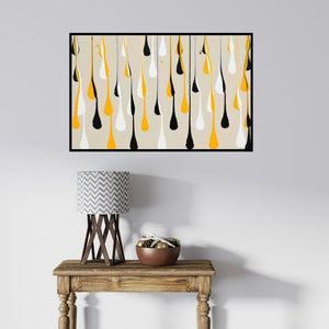 In-situ view of Sumit Mehndiratta's 'Untitled 102 (Hanging Drops)' painting in a room