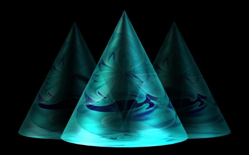 Abstract Digital Painting digital art titled 'Untitled 12', 14x23 inches, by artist Filomina Pawar on canvas