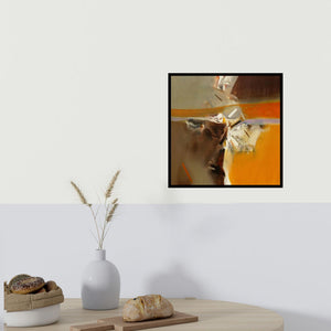 In-situ view of Shrikant Kadam's 'Untitled 134' painting in a room