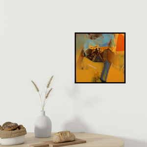 In-situ view of Shrikant Kadam's 'Untitled 153' painting in a room