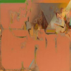 Abstract acrylic painting titled 'Untitled 158', 72x72 inches, by artist Shrikant Kadam on Canvas