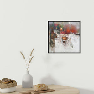 In-situ view of Ajay Deshpande's 'Untitled 2' painting in a room