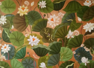 Nature acrylic painting titled 'Untitled 2', 36x48 inches, by artist Sreeraj on Canvas