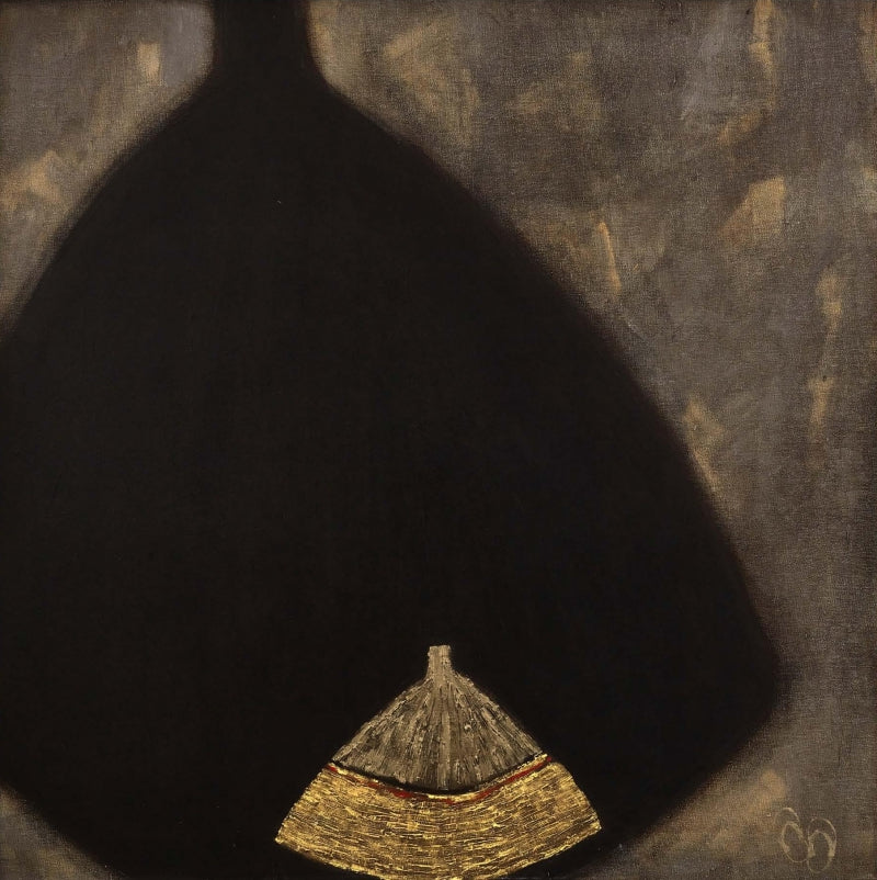 Still-life acrylic painting titled 'Untitled 2', 36x36 inch, by artist Trupti Joshi on Canvas