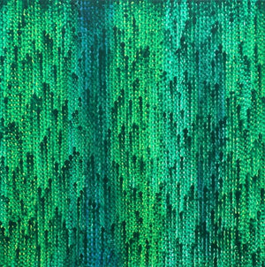 Abstract acrylic painting titled 'Untitled 2', 18x18 inches, by artist Hansodnya Tambe on Canvas