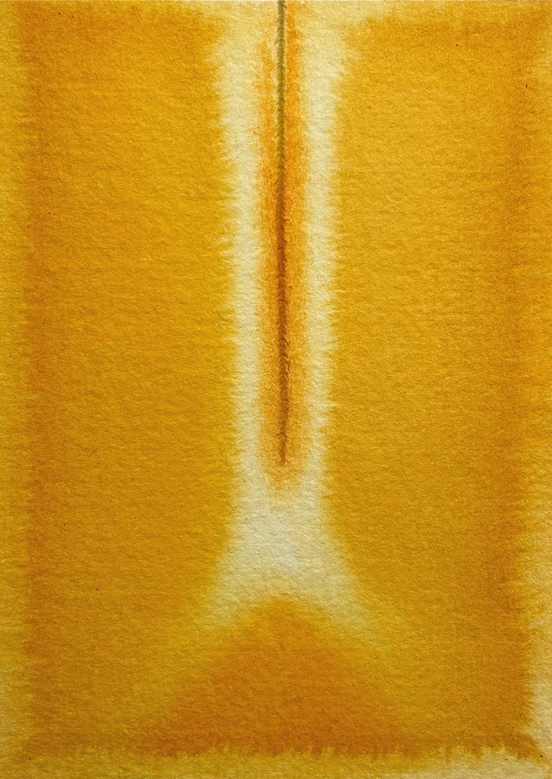 'Untitled 25' abstract ink drawing by artist Prashant Dhadve, 8x6 inch, on paper