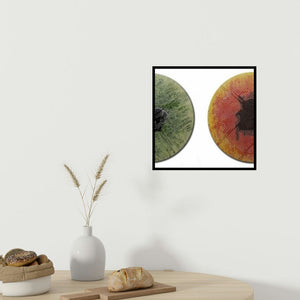 In-situ view of T Raju Gopalarao's 'Untitled (Four Circles)' painting in a room