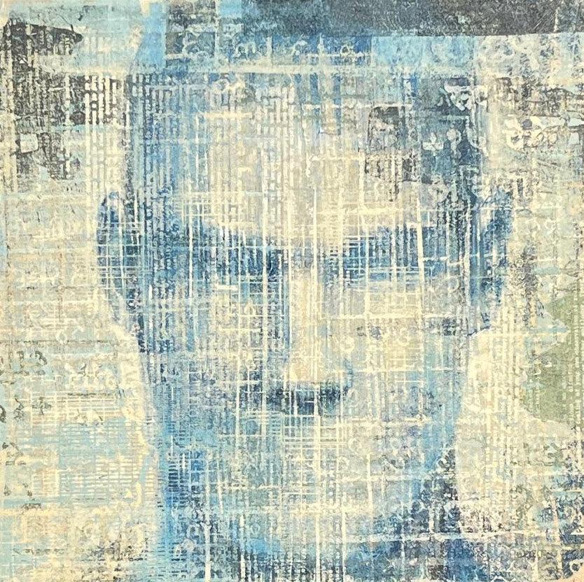 Figurative acrylic painting titled 'Untitled 3', 18x18 inch, by artist Sunil Padwal on Canvas