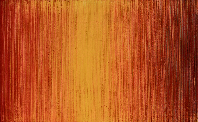 'Untitled 3' abstract acrylic painting by artist Jin Sook Shinde, 60x90 inch, on canvas