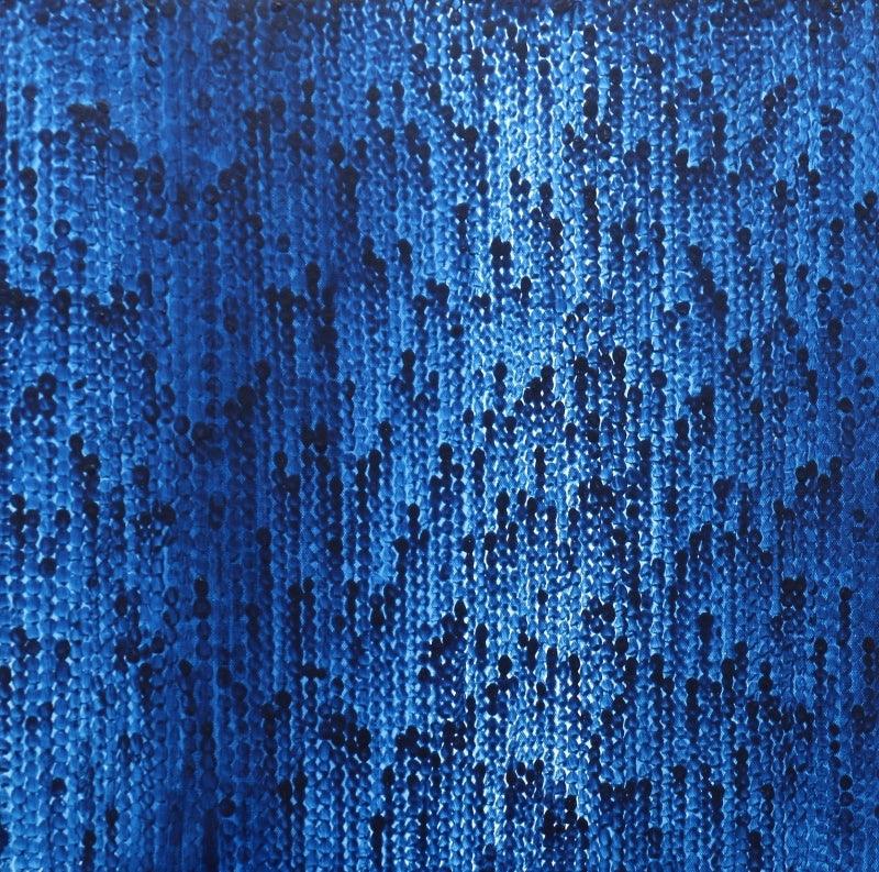 Abstract acrylic painting titled 'Untitled 3', 18x18 inches, by artist Hansodnya Tambe on Canvas