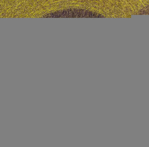 In-situ view of Suraj Lohar's 'Untitled 4 (Cosmic Eye)' painting in a room