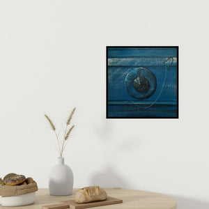 In-situ view of Gopal Pardeshi's 'Untitled (A Fisherman's Tale**)' painting in a room