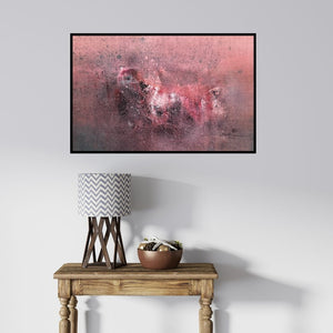 In-situ view of Dnyaneshwar Dhavale's 'Untitled' painting in a room