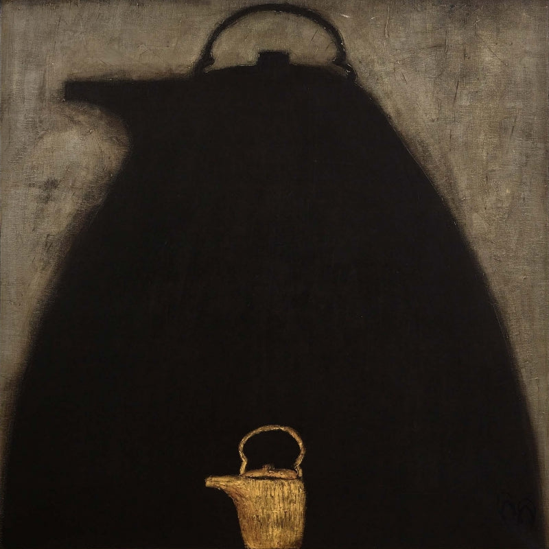 Still-life acrylic painting titled 'Untitled 5', 36x36 inch, by artist Trupti Joshi on Canvas