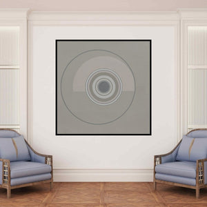 In-situ view of Dhruti Mahajan's 'Untitled 5 (Eye of the Universe)' painting in a room