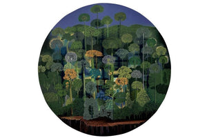 Nature acrylic painting titled 'Untitled 6', 48x48 inches, by artist Shaji Appukutan on Canvas