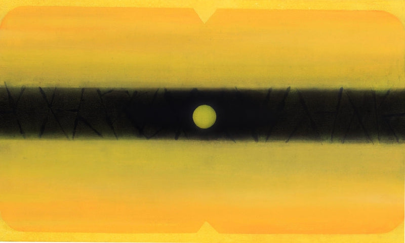 'Untitled 6' abstract oil painting by artist Prashant Dhadve, 30x50 inch, on linen