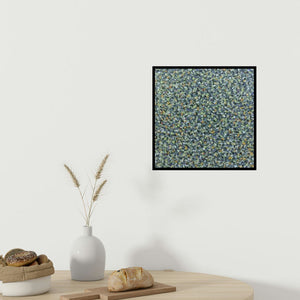 In-situ view of Vinit Kumar's 'Untitled 6 (Abstract Texture)' painting in a room