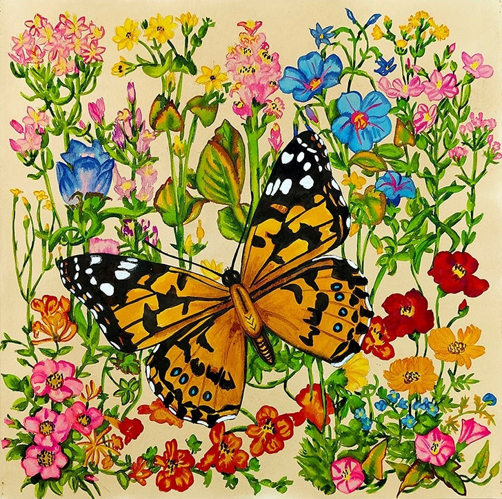 Animals watercolor painting titled 'Untitled 663', 24x24 inch, by artist Manisha Agarwal on Paper