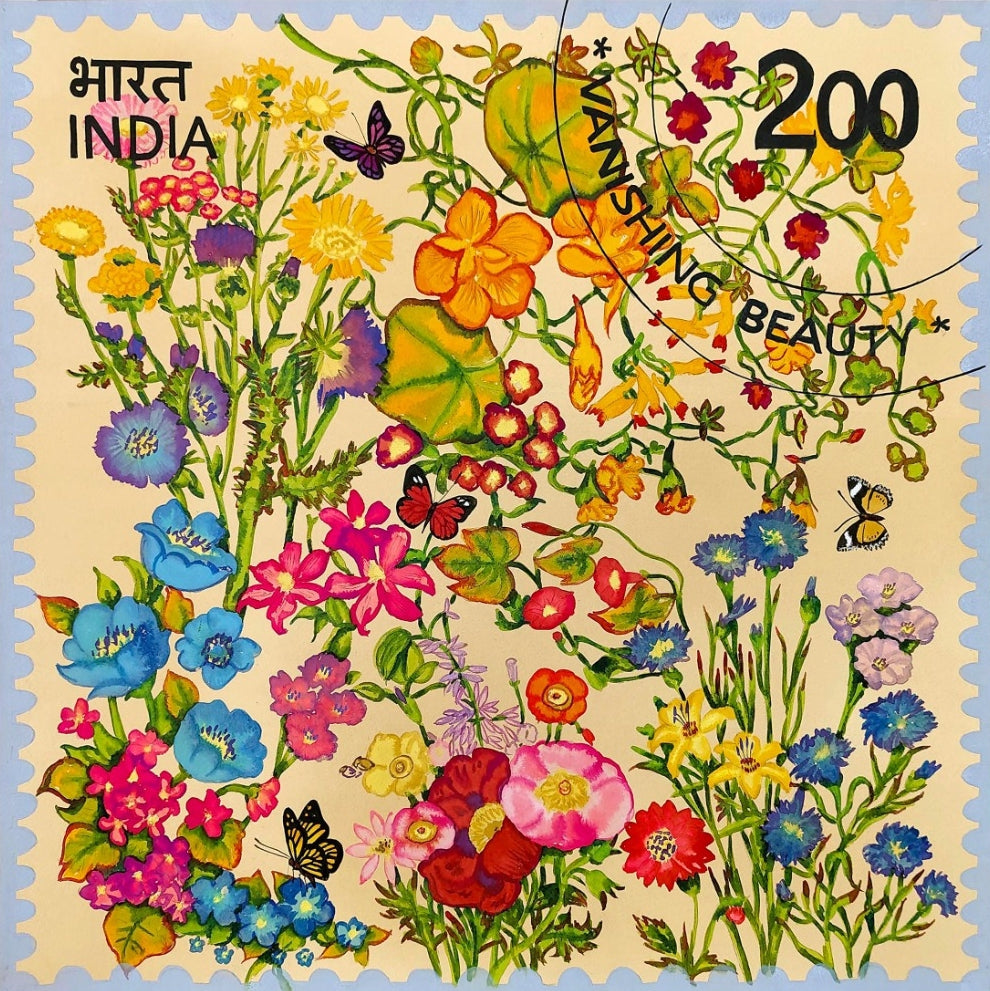 Nature watercolor painting titled 'Untitled 669', 24x24 inch, by artist Manisha Agarwal on Paper