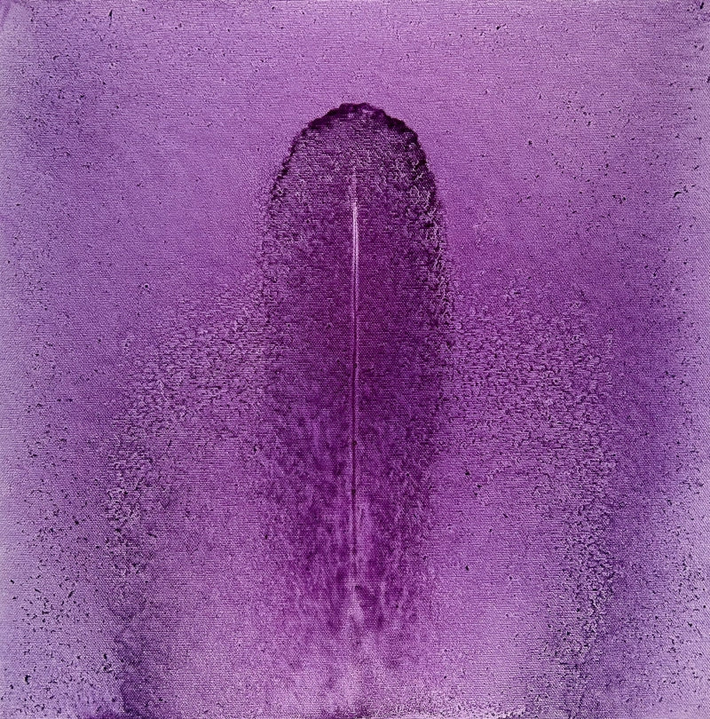 'Untitled 7' abstract oil painting by artist Prashant Dhadve, 14x14 inch, on linen