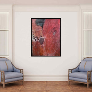 In-situ view of Sanjay Sawant's 'Untitled 7 (Untitled)' painting in a room