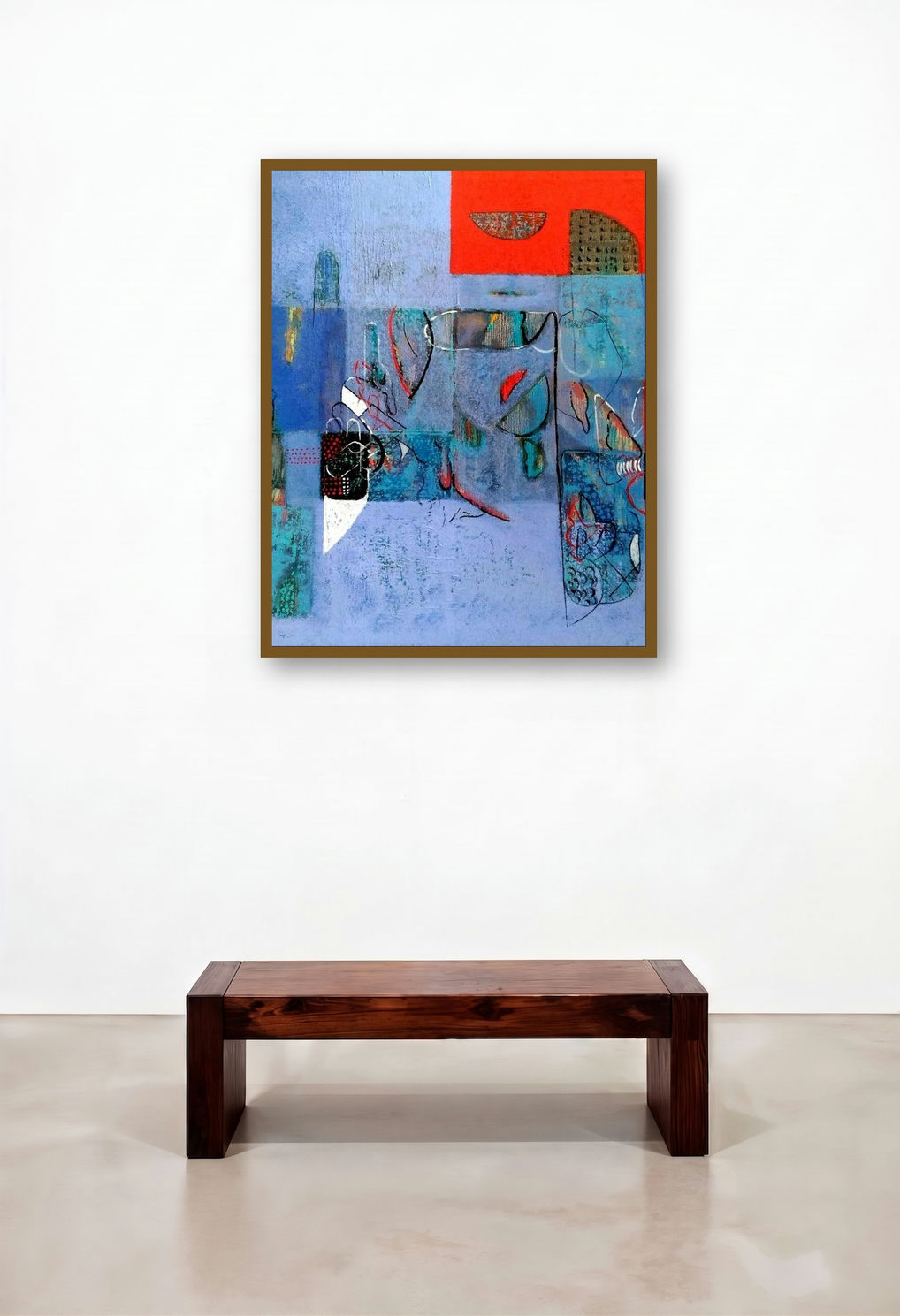 Untitled 8 (Blue and Red Contrast)