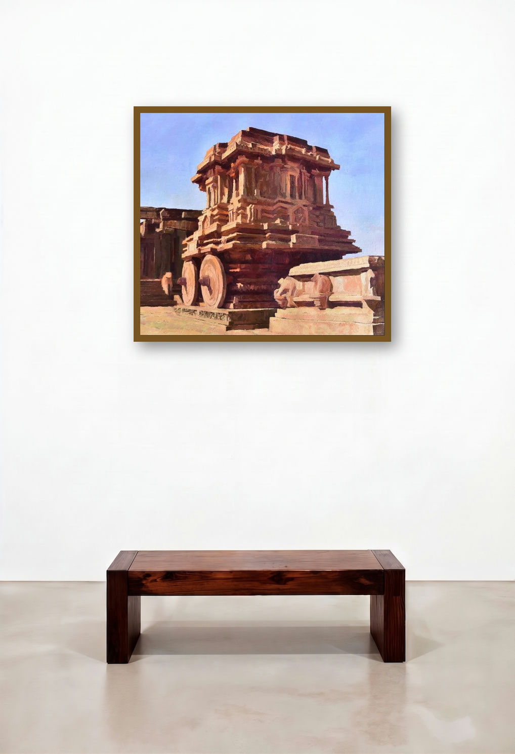 Vijayanagara (Majestic Stone Chariot at Hampi)