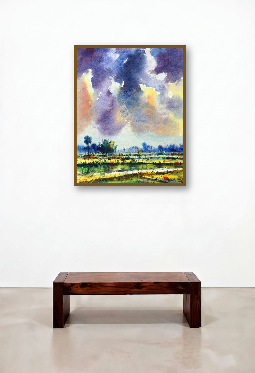 Village Road (Stormy Skies)