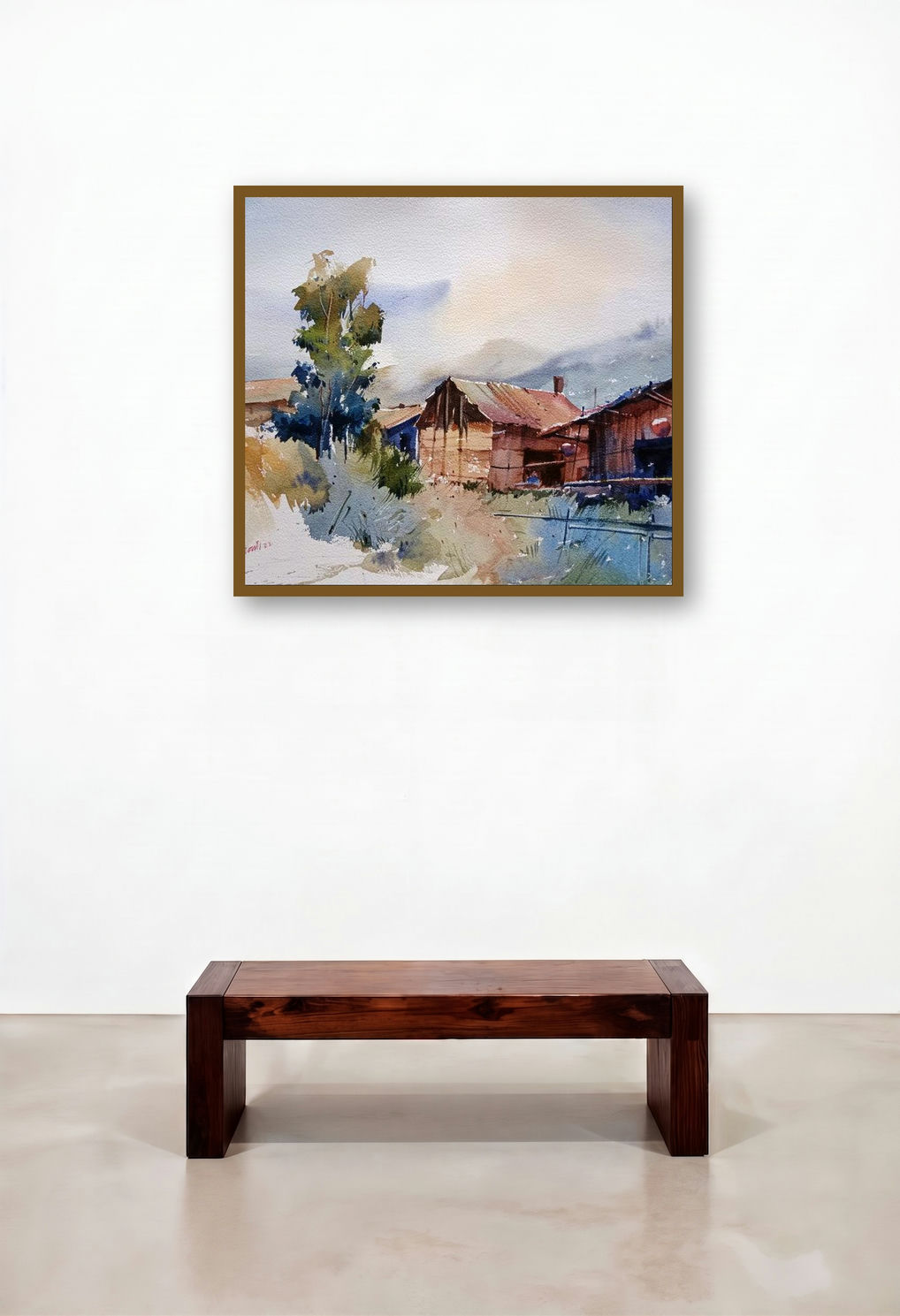 Village Scape (Hillside Haven)