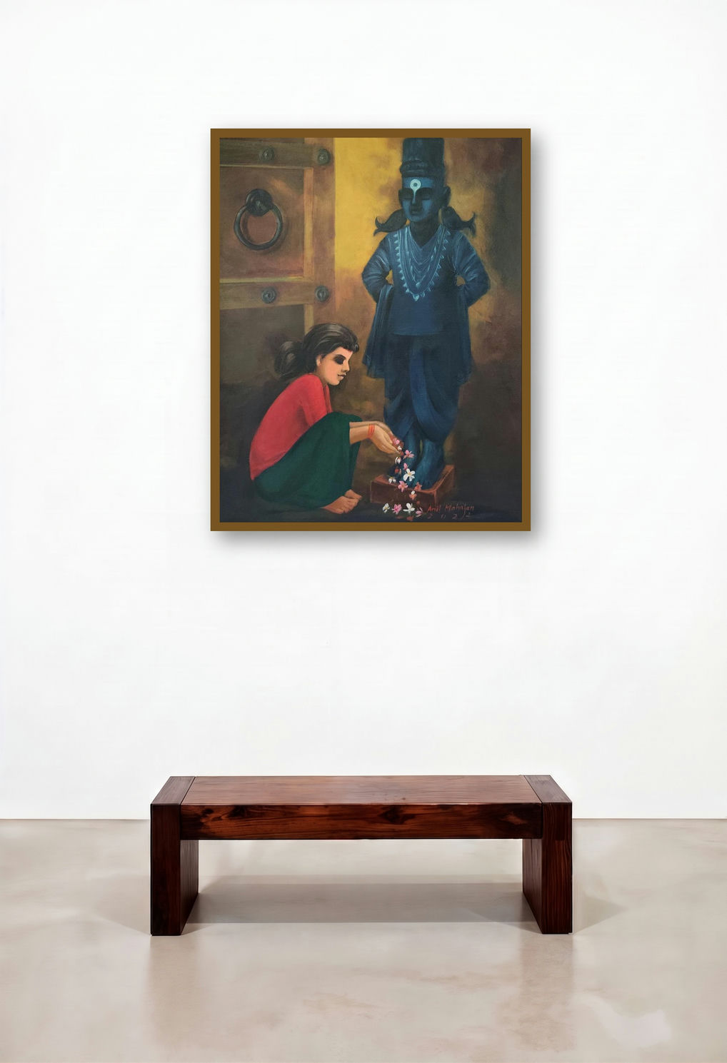 Vitthal Darshan (Offering to Vithal) (Vithal Floral Offering)