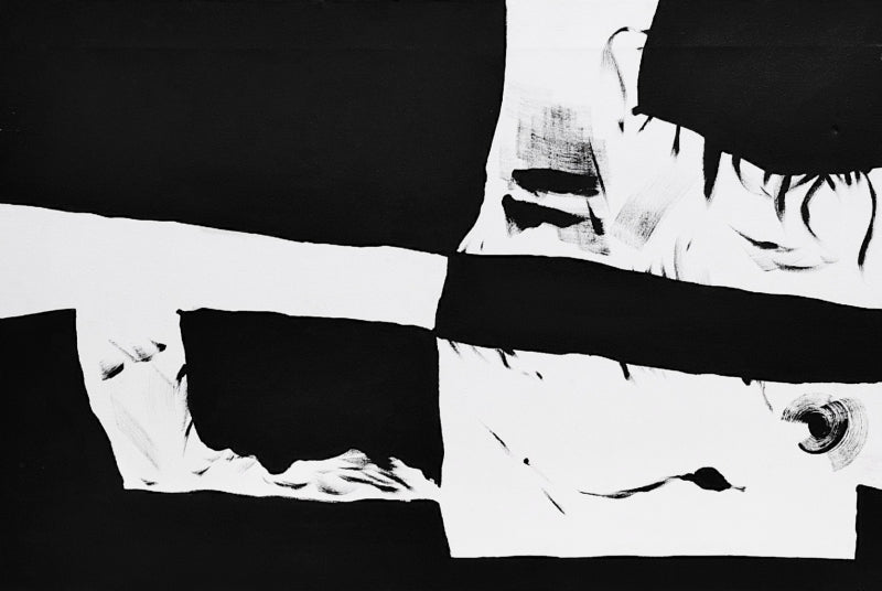 The Wandering Chamber 2' abstract acrylic painting by artist Anand Kamdar, 24x36 inch, on canvas