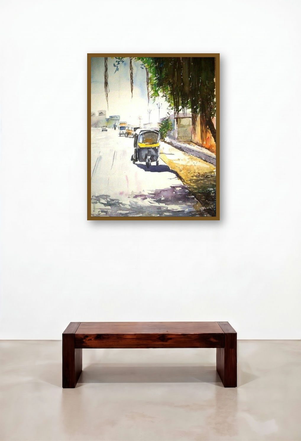 Watercolor 5 (Mumbais Wheels)