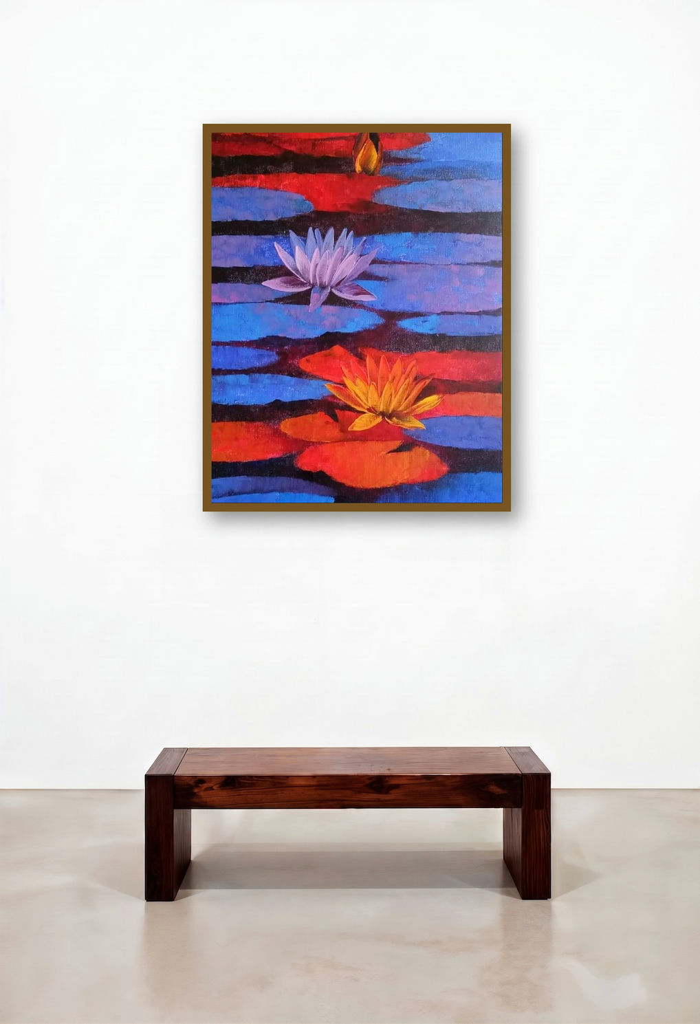 Waterlilies 22 (Serene Reflections)