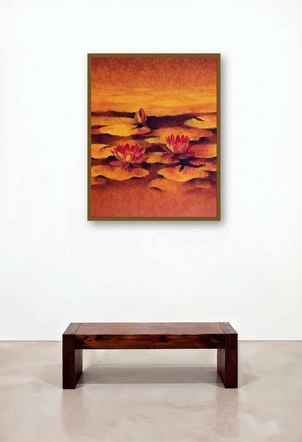 Waterlilies 9 (Golden Pond)