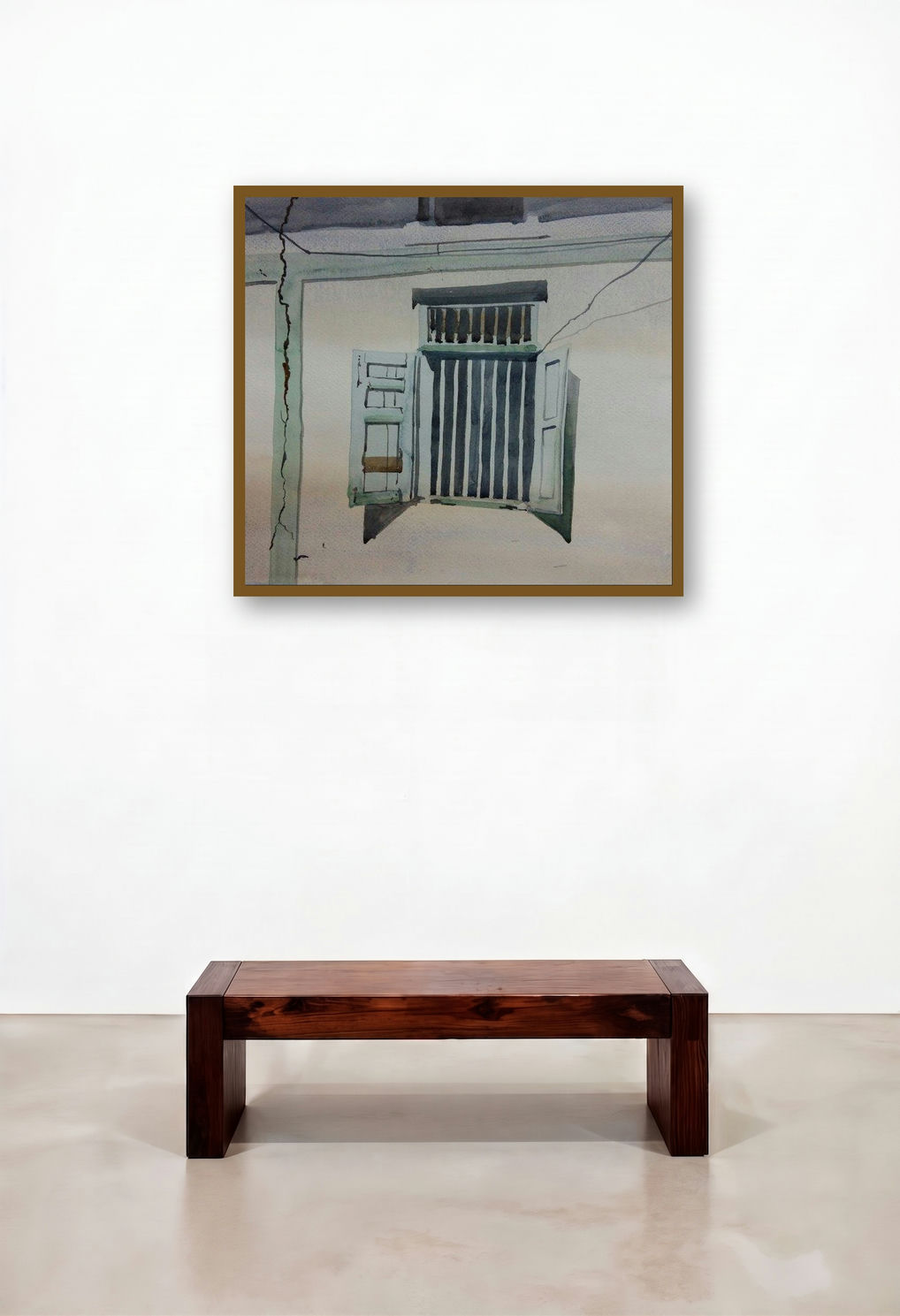 Window Of A Wall (A Glimpse Through Time)