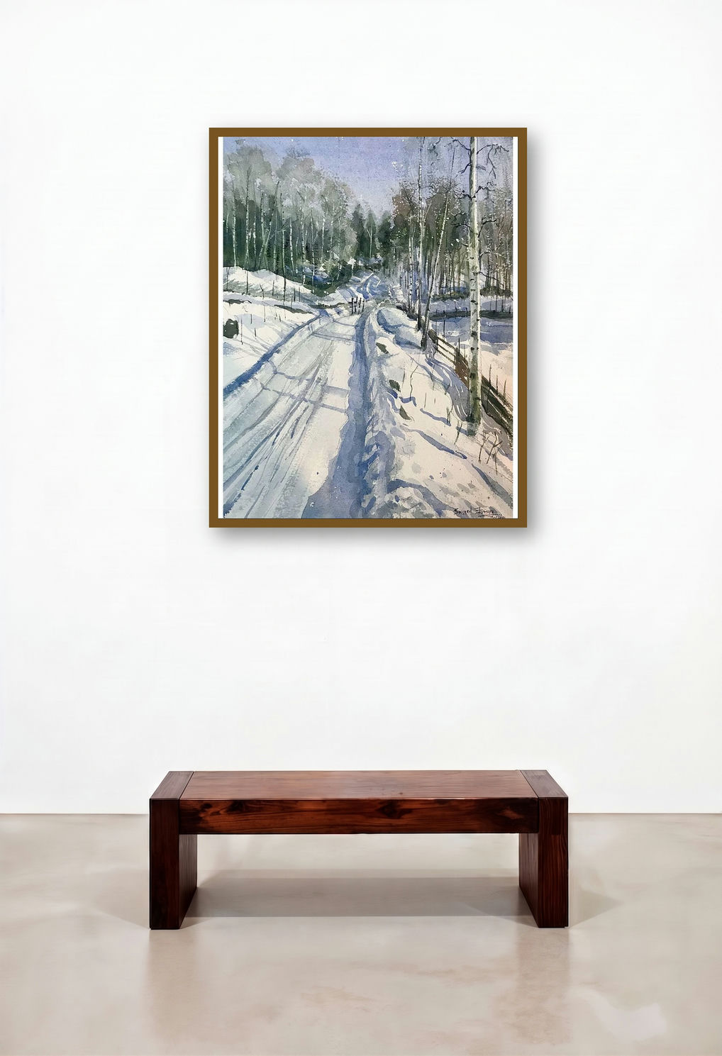 Winter Ksfarvez (Snow-Covered Path)