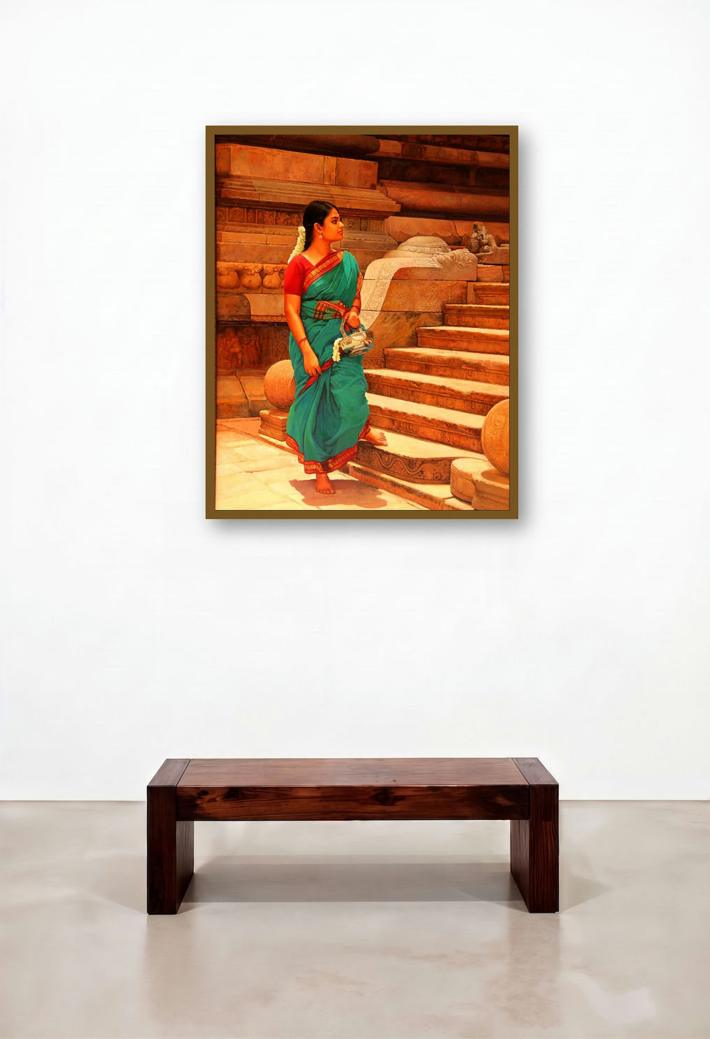 Woman at the Temple Step (Woman at the Temple Step)