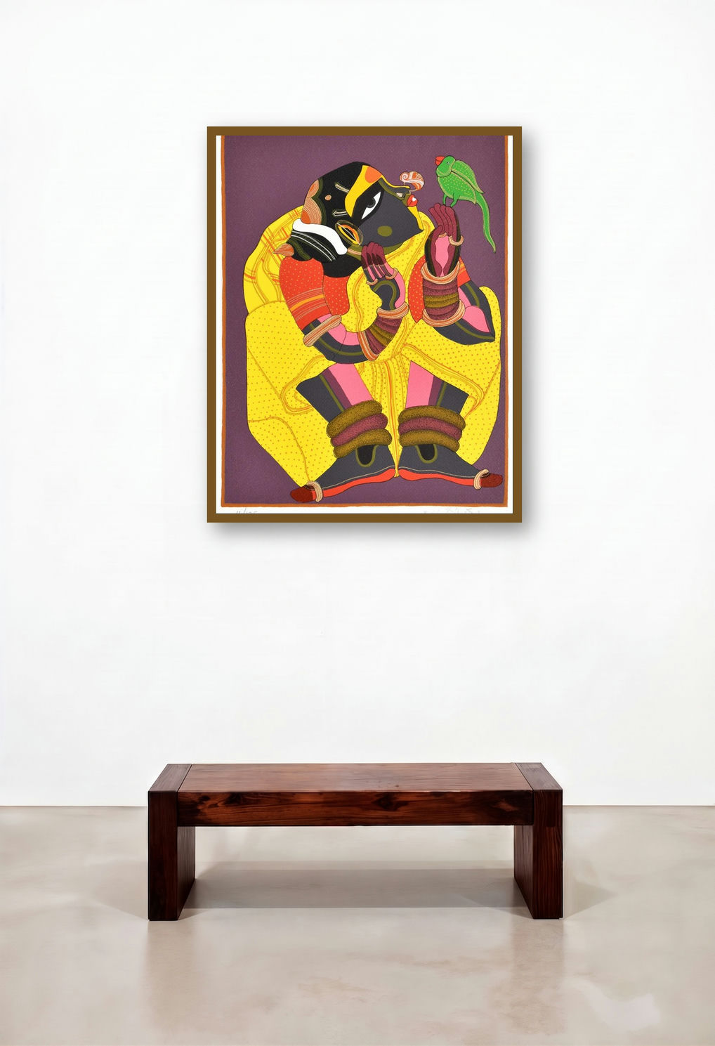 Woman In Yellow (Playful Companion)