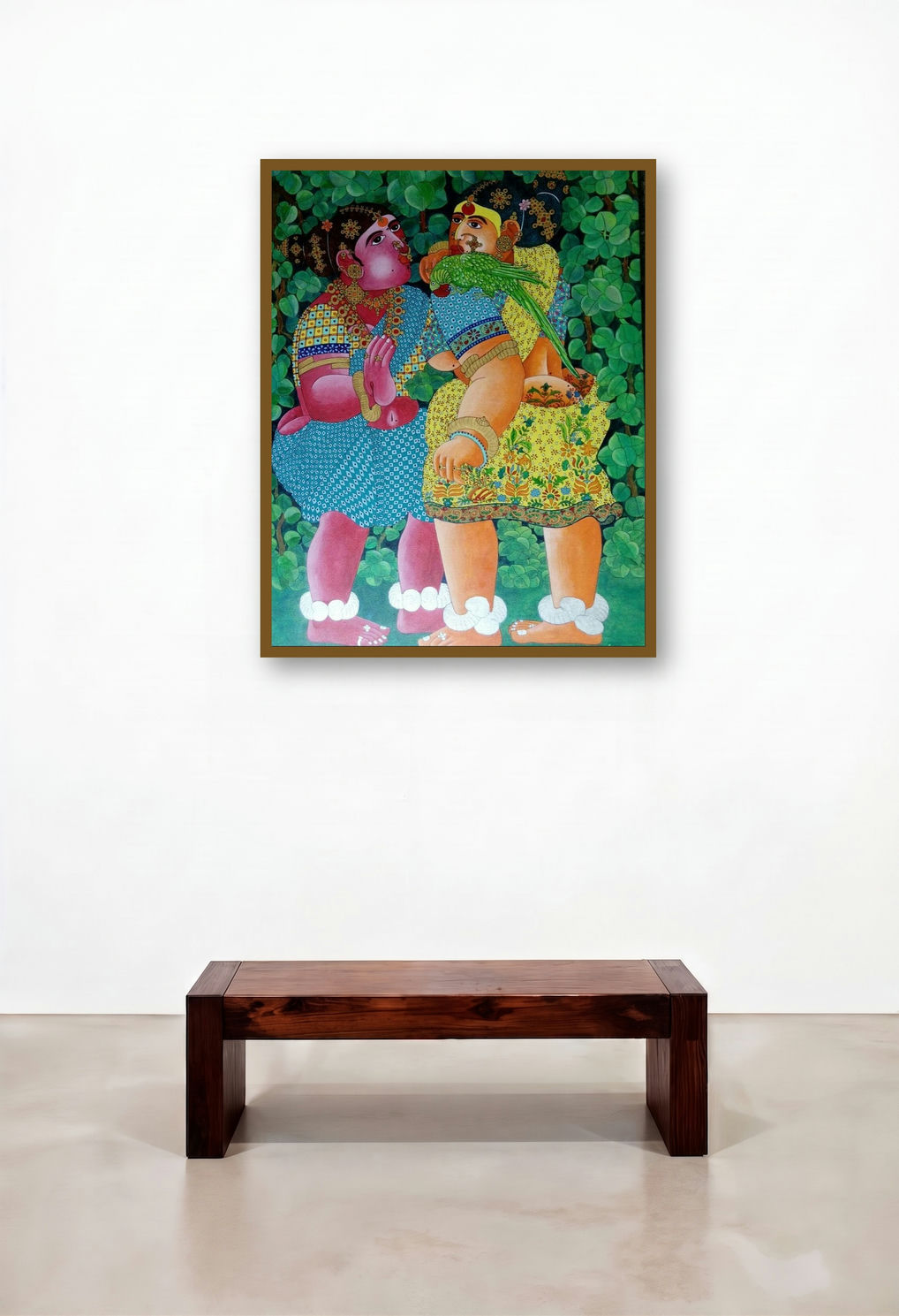 Women With Parrot (Jungle Companions)