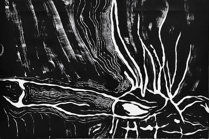 The Zest Within' abstract acrylic painting by artist Anand Kamdar, 24x36 inch, on canvas