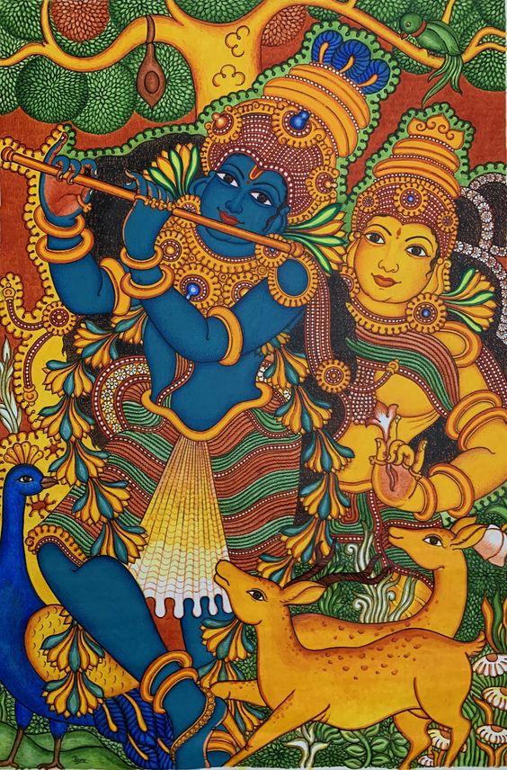 Kerala Paintings: Captivating Canvases of God's Own Country