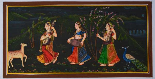 Miniature Paintings- The Art of the Mughals ArtZolo.com